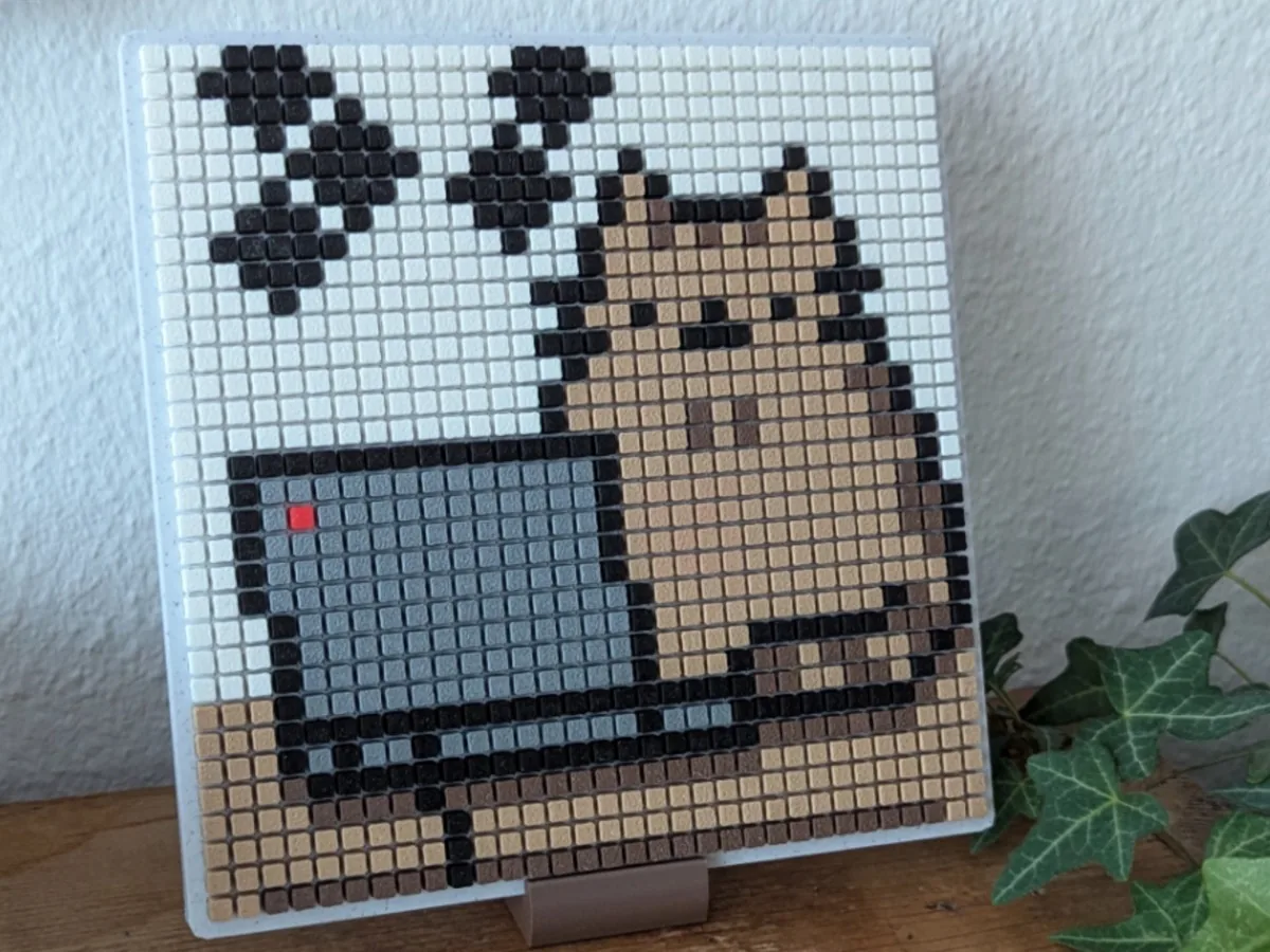 3D Printed Pixel Art